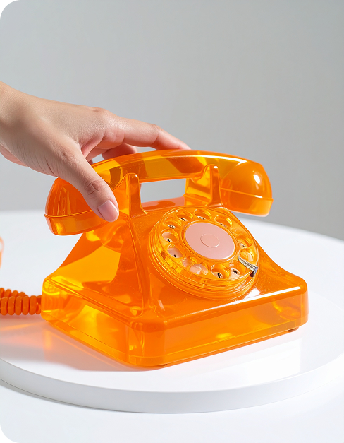 Teléfono naranja Gomishots